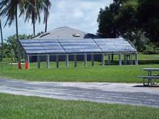 Everglades National Park, Florida - Four collector systems with twelve 20-01 collectors and four 80 gallon tanks each.