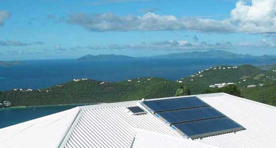 Skyline 5 40 s/f Platinum Solar Water Heating System